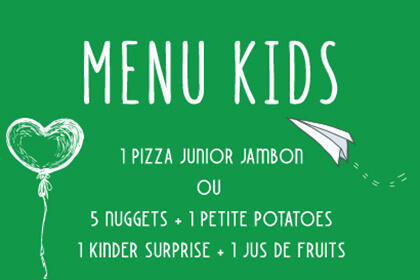 livraison MENUS KIDS  